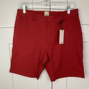 NWT Swet Tailor Men's EveryDay Chino Shorts Red Wine Size 28 32 38